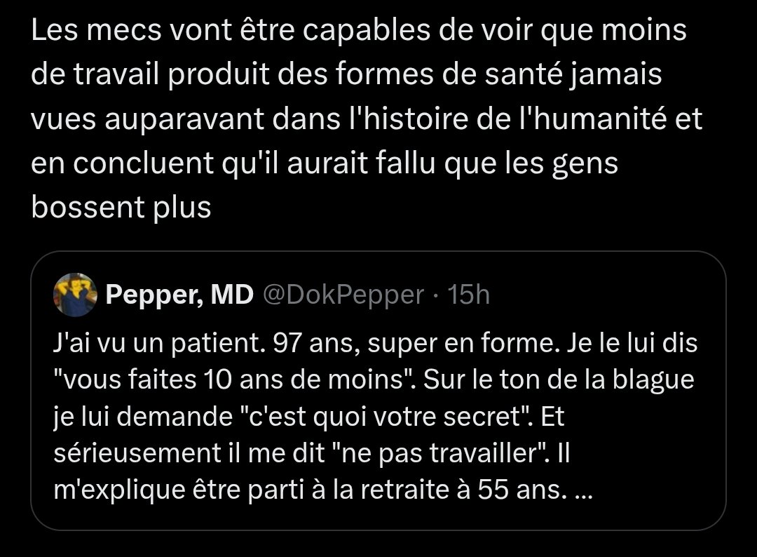 Allez hop RT pv : les médecins et le sens des priorités