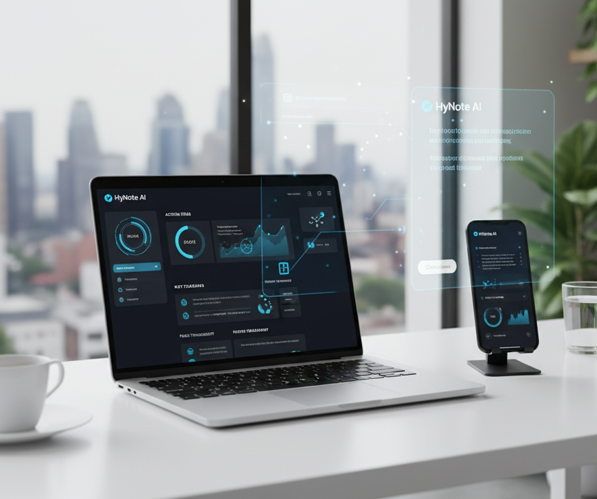 HyNote_ai's tweet image. Ever been in a meeting where everyone talks faster than you can take notes?

Let AI handle that.

HyNote transcribes and summarizes your calls in real time — so you can focus on ideas, not the keyboard.
⚡Try it free: hynote.ai/ai-transcript-…

#AI #WorkSmarter #ProductivityTools