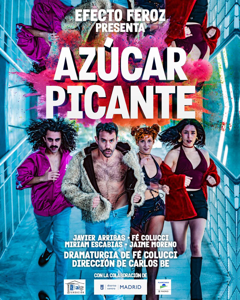 Por aquí se estila la promosió?! X si acaso: ESTRENO ABSOLUTO de #azucarpicante de Fe Colucci, dirigido ingeniosa y precisamente x @CarlosBe, con unos compis q son chili con miel. Así es nuestro espectáculo que encima intenta salvar vidas… 

Los Viernes <a href="/nave_73/">Nave73</a>