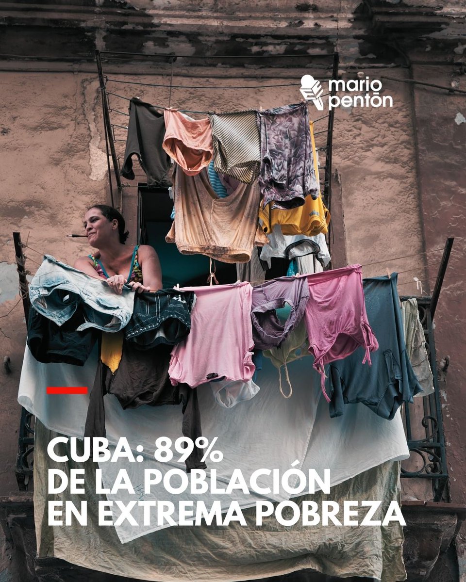 El Observatorio Cubano de Derechos Humanos <a href="/observacuba/">Observatorio Cubano de Derechos Humanos</a> revela que el 89% de los cubanos vive en extrema pobreza, que el Partido Comunista tiene un 92% de desaprobación, esto refleja un país en crisis y sometido políticamente. Este es el modelo que el <a href="/Frente_Amplio/">Frente Amplio</a> le hace odas