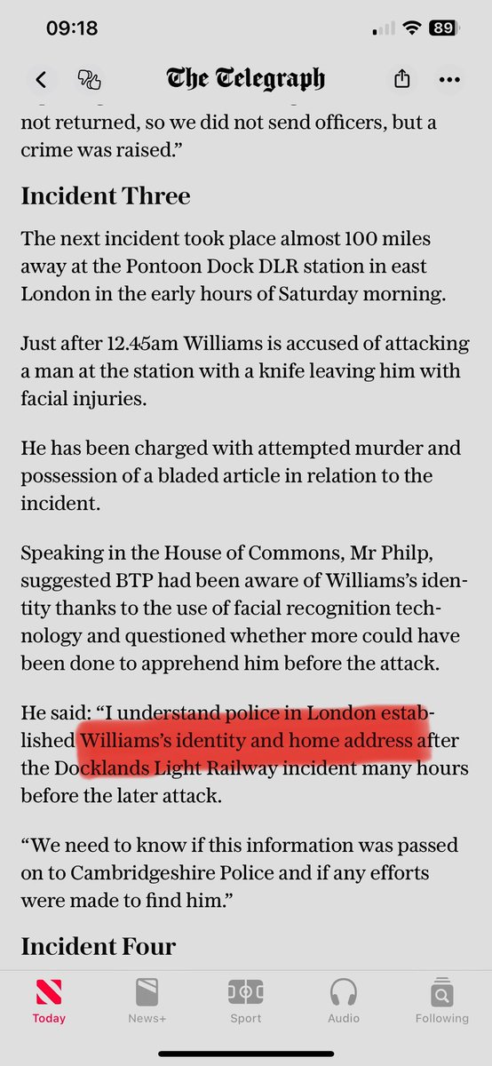 Thought it was reported in court that this bastard was ‘of no fixed abode’, someone is telling porkies