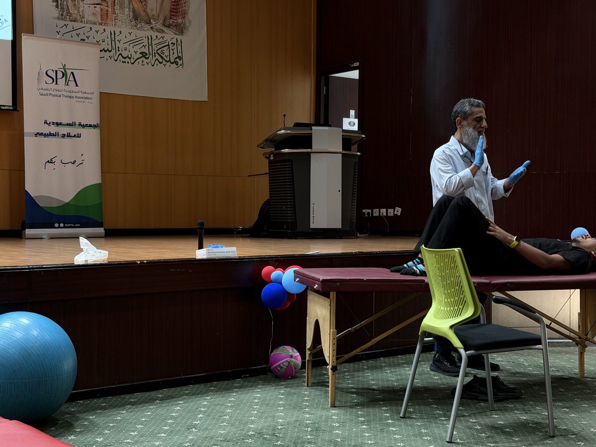 يحدث الان #سبتا_مكة
<a href="/Spta_Media/">الجمعية السعودية للعلاج الطبيعي SPTA</a> 

بالتعاون مع مدينة الملك عبدالله الطبية 
<a href="/KAMC_MAKKAH/">مدينـة المـلك عبـدالله الطبيـة</a> 

اليوم الثالث والأخير لورشة عمل
Integrated Manual Therapy Program

للاستشاري الدكتور 🇴🇲 
د.عمر التميمي

مجهود جبّار وحضور متميز