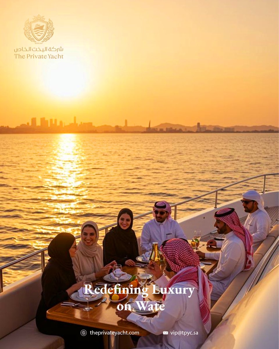 TPYCglobal's tweet photo. It’s not just a yacht. It’s your private escape. Whether it’s a weekend in the Red Sea or a sunset cruise with friends, TPYC turns every moment into a masterpiece of elegance and freedom.
For more information please contact us at +966 92 0019 109
or send an email to;hello@tpyc.sa https://t.co/jFNV4RZo4u