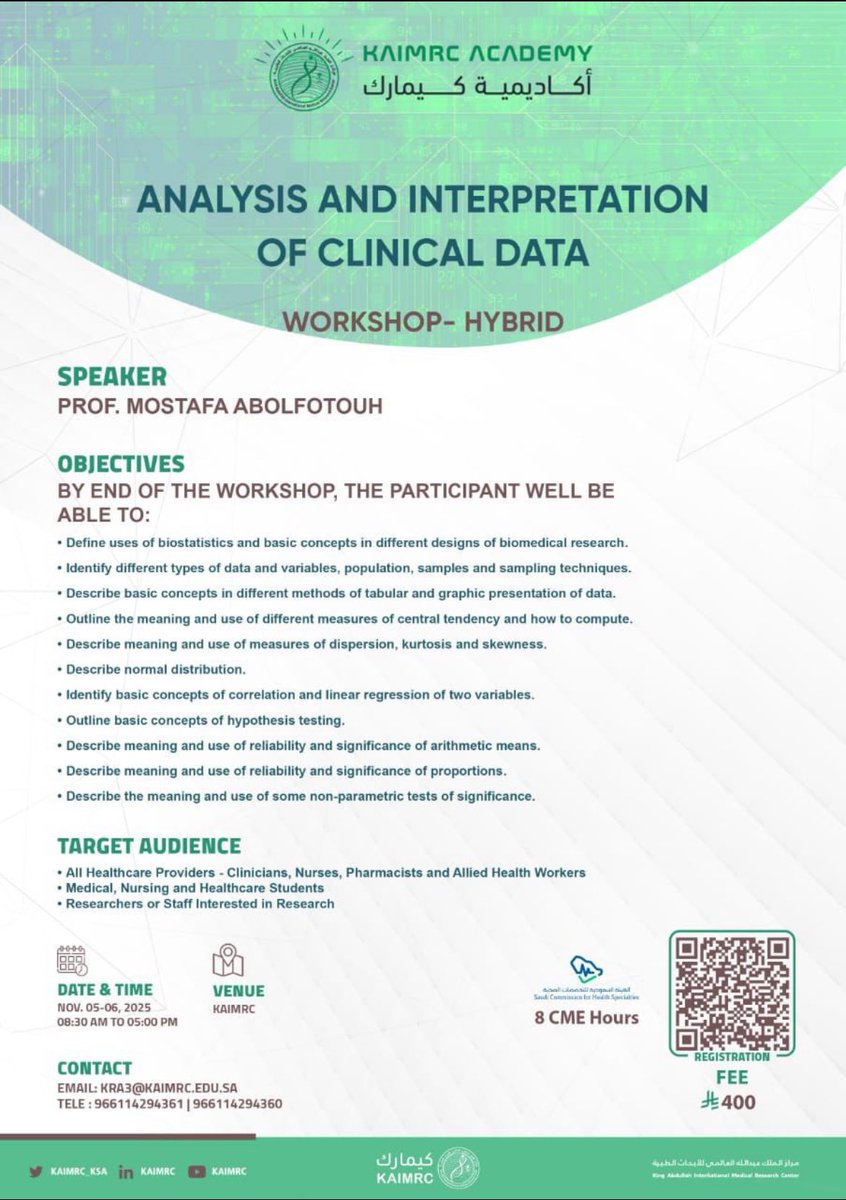 KAIMRC Research Academy tweet media