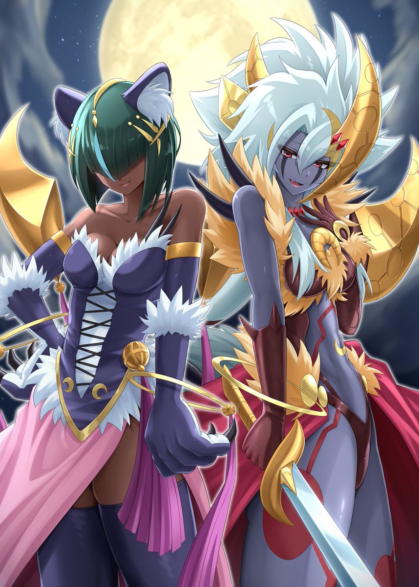 MDムーンライト新規実装おめでとう！めっちゃ使う予定！
#遊戯王OCG 
 #OCGファンアート