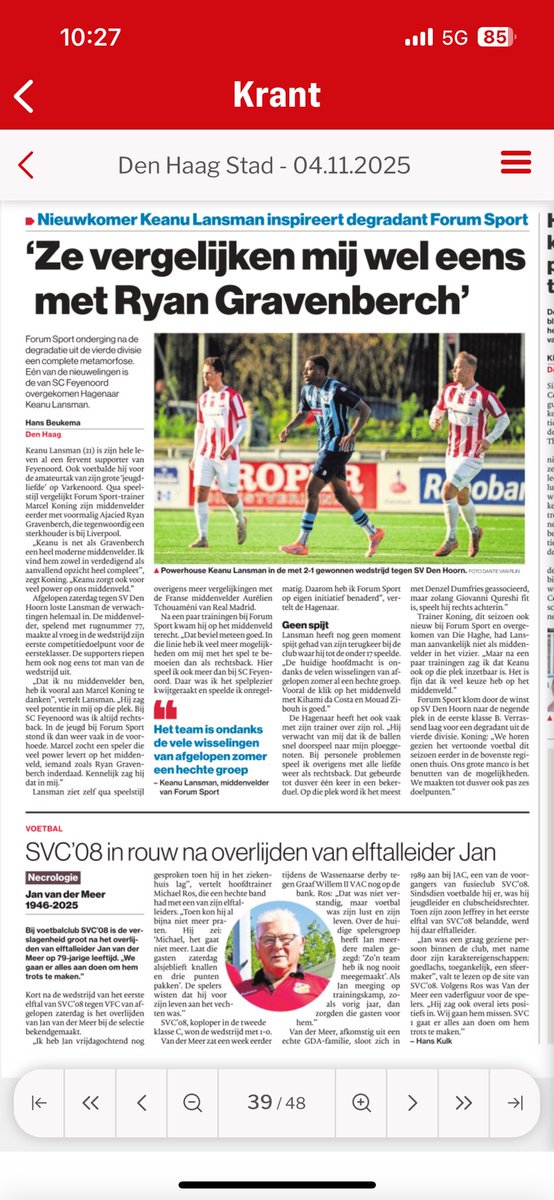 forumsport_1's tweet photo. Vandaag een mooi interview met Keanu Lansman in het AD https://t.co/wGn8Ap1jqO