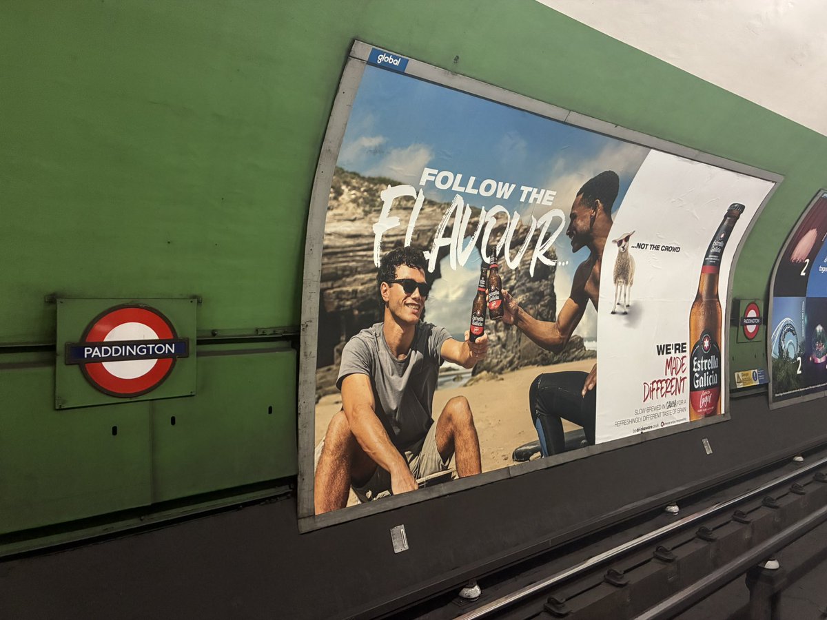 Estrella 2-in-1 OOH advertising.