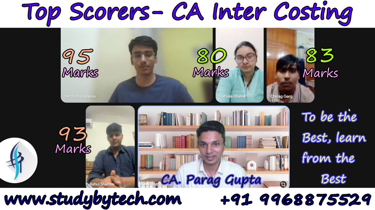 StudyByTech's tweet image. 🔥 Want to score 90+ in #cainter #costing? 💯
Watch CA Parag Gupta Sir reveal topper strategies, exam hacks &amp;amp; time-saving tips! 🎓
📘 Perfect before exams — boost your confidence &amp;amp; marks now! 🚀 #caintermediate
youtu.be/n6Wj44fUktM