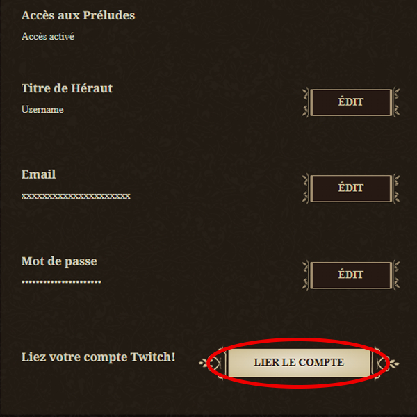 SoulframeGuide's tweet photo. Comment lier votre compte Soulframe à Twitch ?

1/ Connectez-vous sur https://t.co/XCTUQ5p4S0
2/ Compte > Infos utilisateur > Lier Twitch
3/ Cliquez Lier le compte 
4/ Regardez l’Envoy Hour 30 min, puis récupérez la clé dans l’inventaire Twitch &amp; le site de Soulframe
#twitchdrop https://t.co/rb7JadThmQ