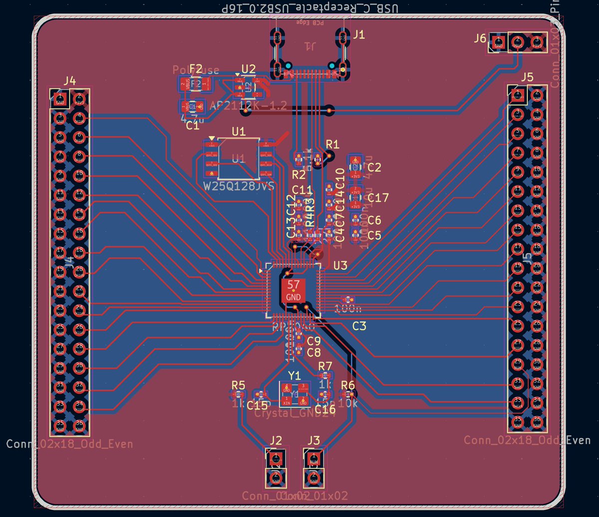 My first microcontroller board. How did I do?