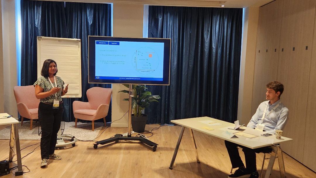 Capitole_Tech's tweet image. Capitole was honored to participate in EXPLAINABILITY 2025 in Barcelona.

Our teammate Jalpa Soni, represented Capitole showcasing her latest project focused on using data from patients who have suffered a brain stroke event and applying explainable AI techniques.
