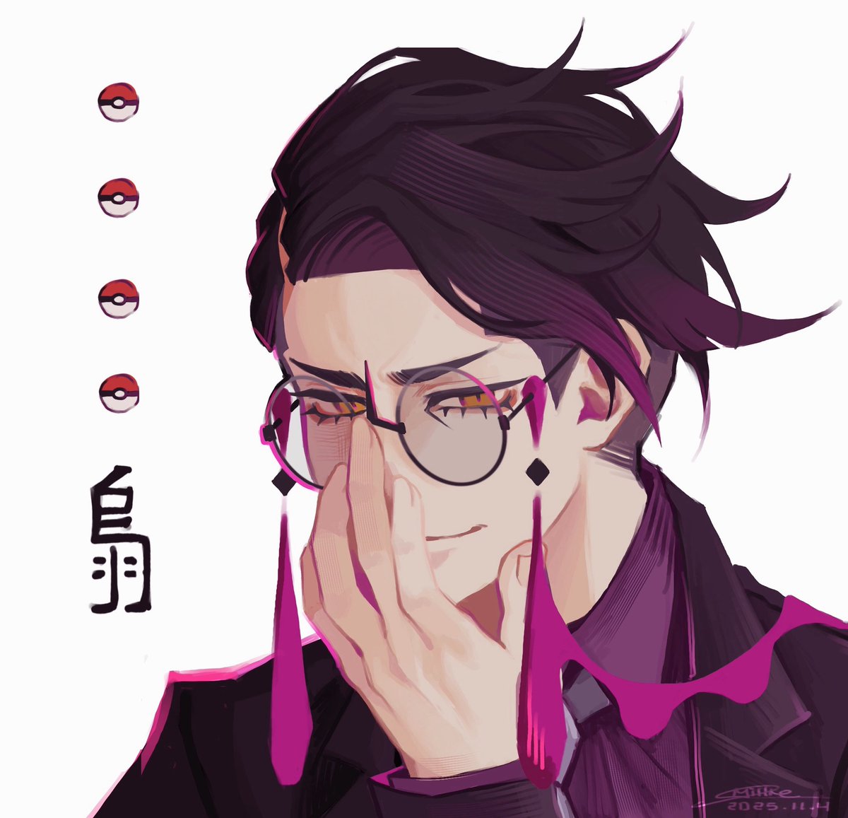 M_0240M's tweet photo. ☠️💜🐍

#PokemonZA #PokemonLegendZA 
#pokemonlegendsZA #カラスバ
#Corbeau https://t.co/3uA4gFxo7M