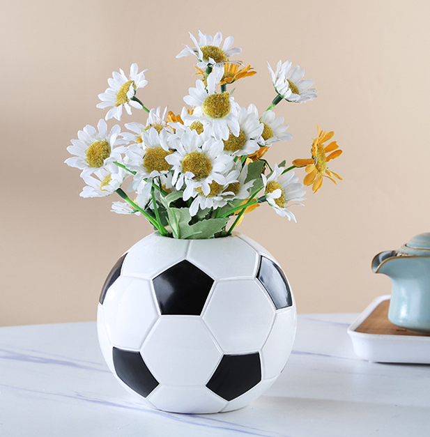 好きでしょうか 陶器ボール花瓶