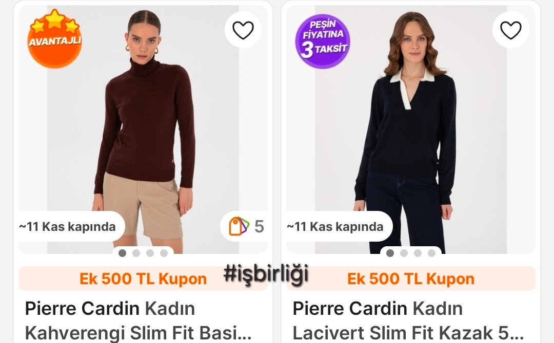 Pierre Cardin’de sepette NET %50 ve ekstra olarak 500 LİRA kupon fırsatı var, kaçırmayın.

Link👉app.hb.biz/gsZG77UI9Dnm