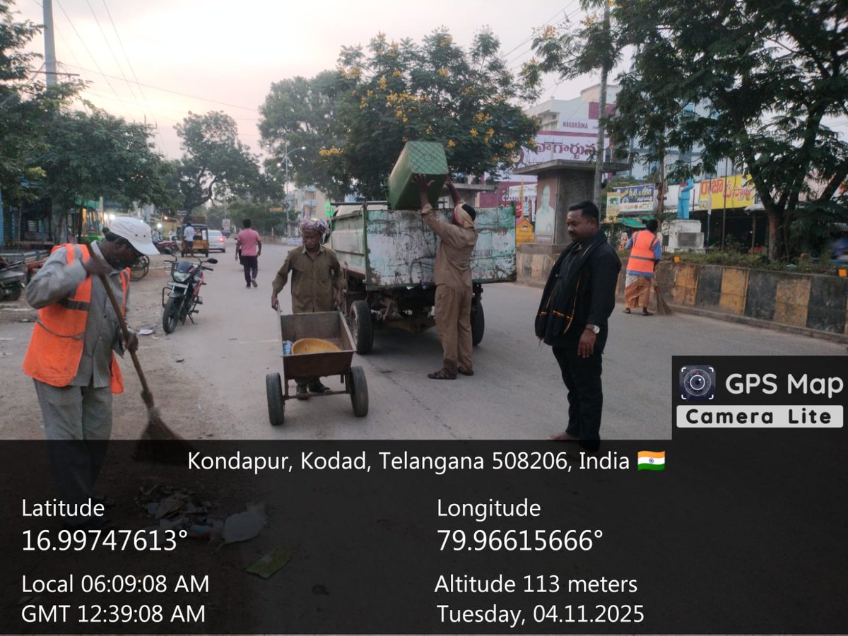 Sanitation activity 
<a href="/tksreedevi/">TK Sreedevi</a>
<a href="/cdmatelangana/">C&DMA</a>
<a href="/CollectorSRPT/">Collector Suryapet District</a>
<a href="/SwachhBharatGov/">Swachh Bharat Urban</a>
<a href="/SBMU_Telangana/">SBM (U) TELANGANA</a>
<a href="/tgmepma/">TMEPMA</a>
<a href="/uttampadmavathi/">Padmavathi Reddy</a>