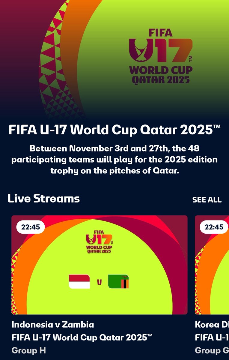 idextratime's tweet photo. 🚨 REMINDER : Silahkan download dulu aplikasi FIFA+ dan langsung saja buat akun untuk menonton timnas Indonesia di Piala Dunia U17 nanti malam. 📡🇮🇩

Gratis ygy. https://t.co/lAHSP0Hg1Y