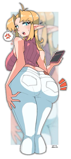 #いいお尻の日 ゼルダさまのいいおしり