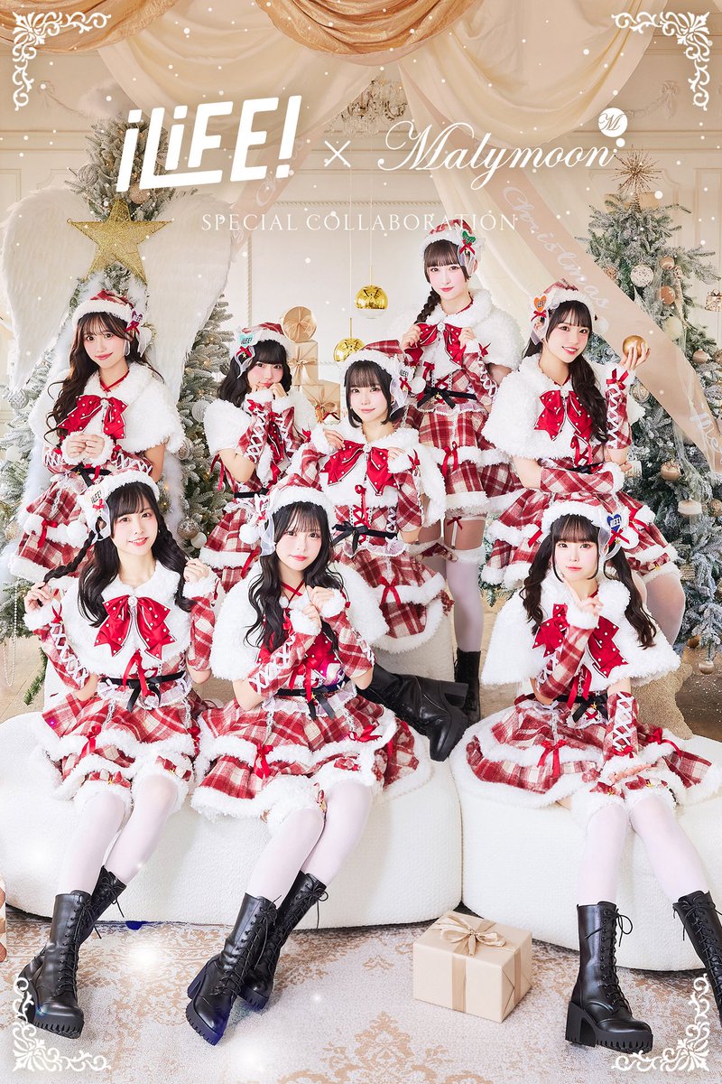 iLiFE!×Malymoonアンデッドプリンセスレースブライズ　赤　心花りり iLiFE!×Malymoonアンデッドプリンセスレースブライズ 赤 心花りり