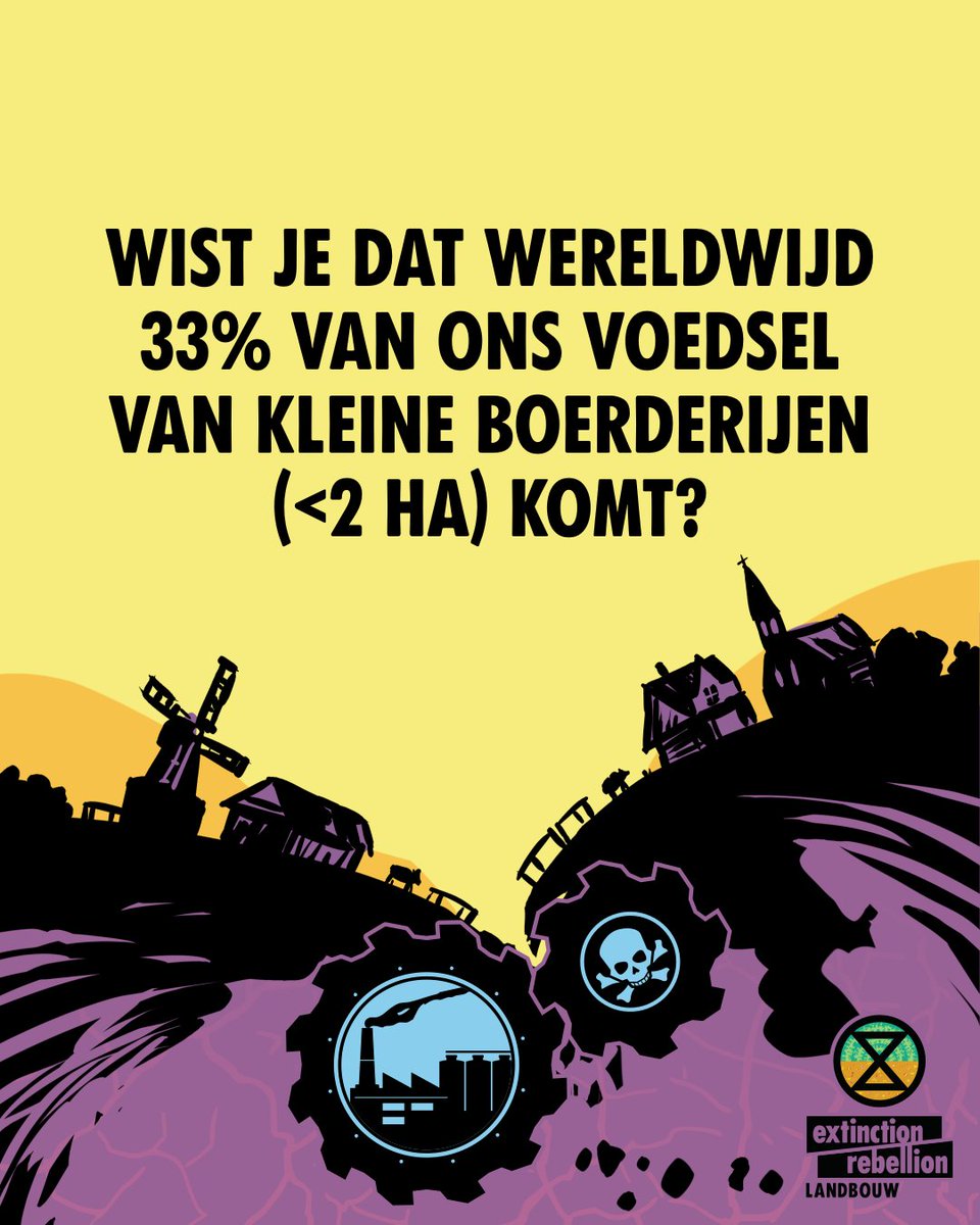 XRLandbouw's tweet image. Op 8-11 voeren wij actie tegen Big Agro!

33% van alle voedsel komt van kleine boerderijen, op 12% van alle landbouwgrond. Maar die efficiënte productie kan niet op tegen de massa-import van Big Agro. Zo maakt die dikke winst ten koste van kleine boeren.

stopdeuitbuiting.nl