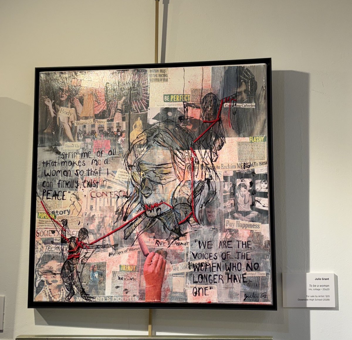 Congratulations to Oceanside High School’s outstanding artists being selected for <a href="/artguildpw/">The Art Guild</a> ‘s 2025 Juried Art and Competition! Congrats to Elizabeth Geiger, Julie Grant, and Kylie White