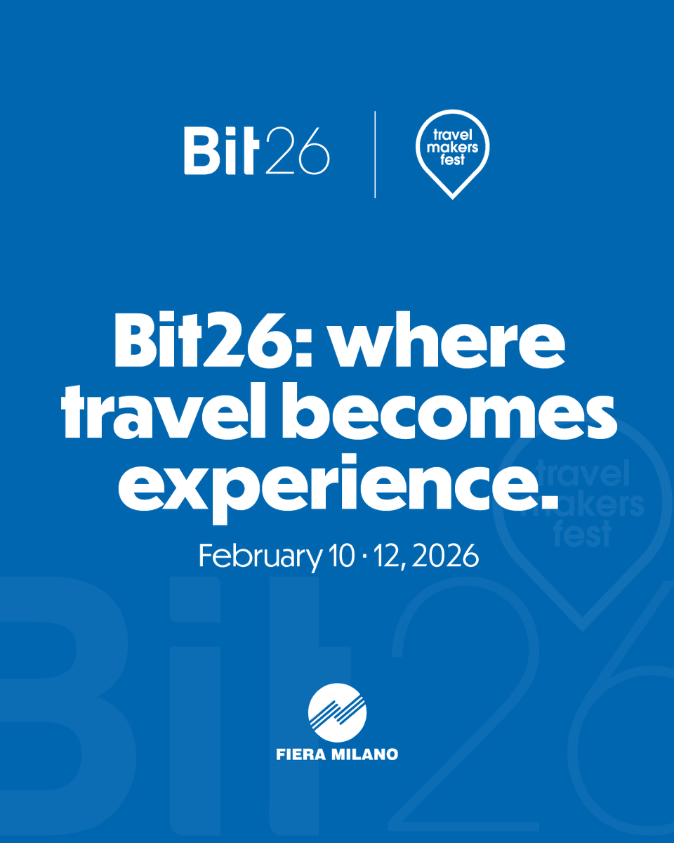 bitmilano's tweet image. A place of connection and inspiration, where ideas become relationships and the tourism community grows together. This is Bit26!

Join us on February 10–12, 2026.
👉 Get your ticket now bit.fieramilano.it/visitare/bigli…

#Bit26 #BitMilano #FieraMilano #MakingTravelHappen