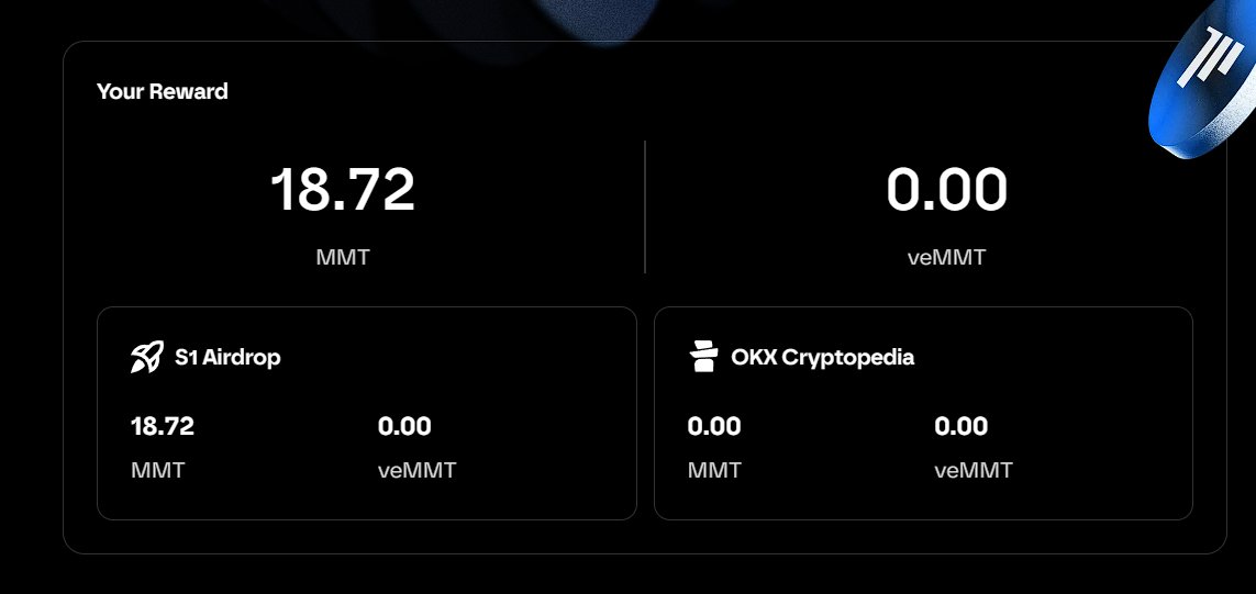 my <a href="/MMTFinance/">MomentumⓂ️Ⓜ️T</a> Aidrop. how much you guys?