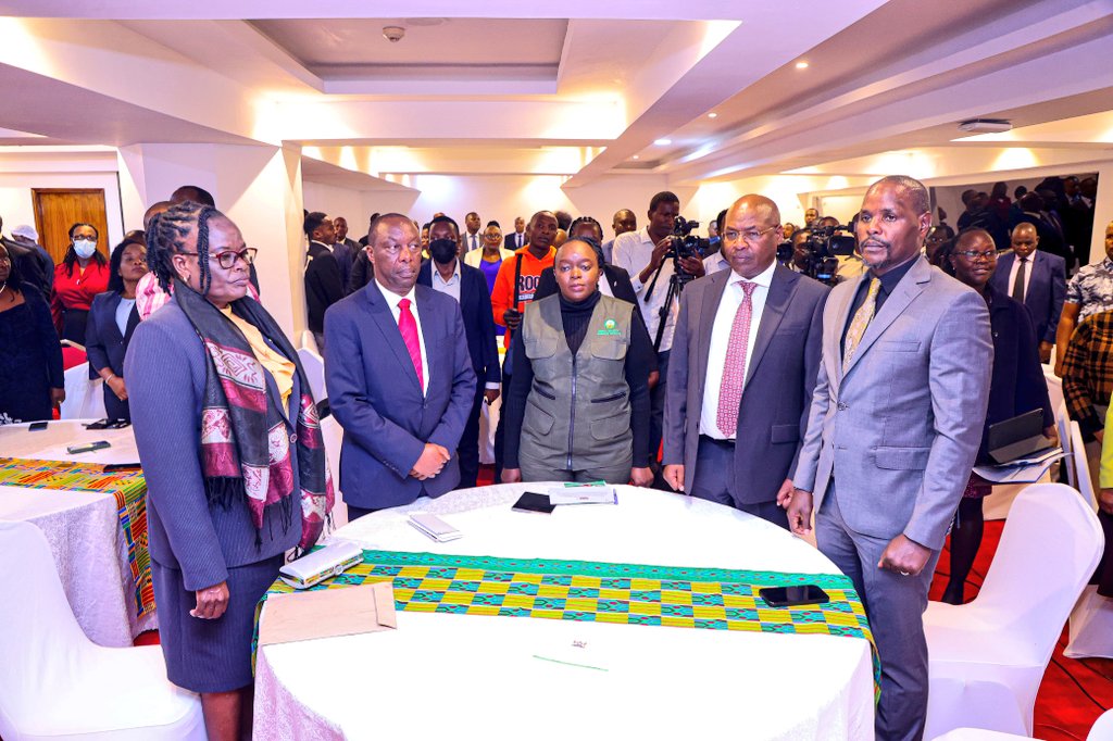Today, I joined my colleagues Principal Secretaries Gitonga Mugambi (Forestry) and Harry Kimtai (Mining) at the Mt Elgon Day 2025 Breakfast Meeting presided over by Cabinet Secretary Dr Deborah M. Barasa at the KICC, Nairobi.

Mount Elgon is a lifeline that sustains millions of