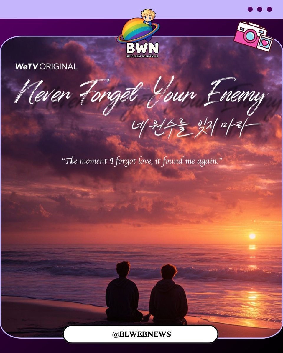 BLWebNews's tweet image. 🔥 “Never Forget My Enemy” é o primeiro BL coreano intenso da WeTV! Dos criadores de Love For Love’s Sake, o drama promete amor, dor e paixão em alto nível. 💥
🎬 Lee Jawoon &amp;amp; Hwang Junsu estrelam essa nova história.
#NeverForgetMyEnemy #WeTVAlwaysMore2026