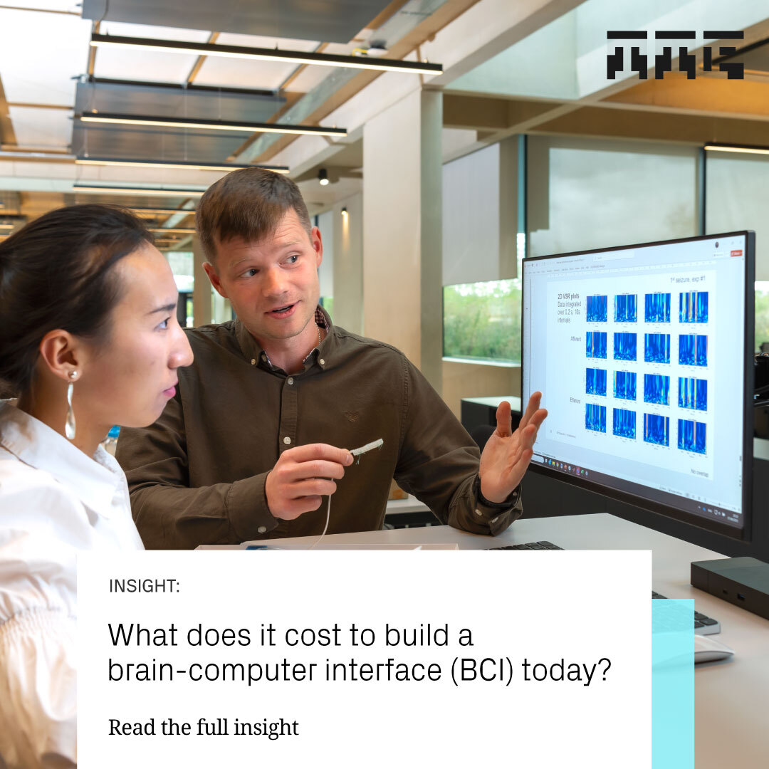 ttp_plc's tweet image. $200M may be the new baseline for brain–computer interface (BCI) development. Some founders estimate up to $600M for fully implantable systems, yet as hardware prices fall, collaboration—not just capital—may define the next wave of innovation. eu1.hubs.ly/H0pld1V0