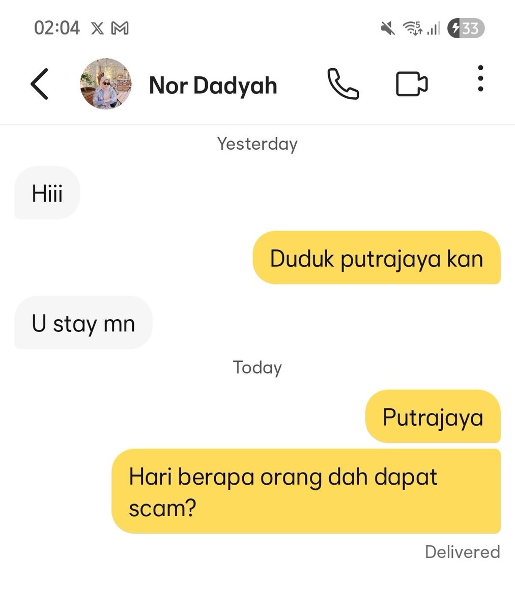 Sebab dah selalu kena, belum pape pun aku dah tau scam. 😄

Dulu semua duduk batu pahat. Sekarang pindah putrajaya. Hahahaha..