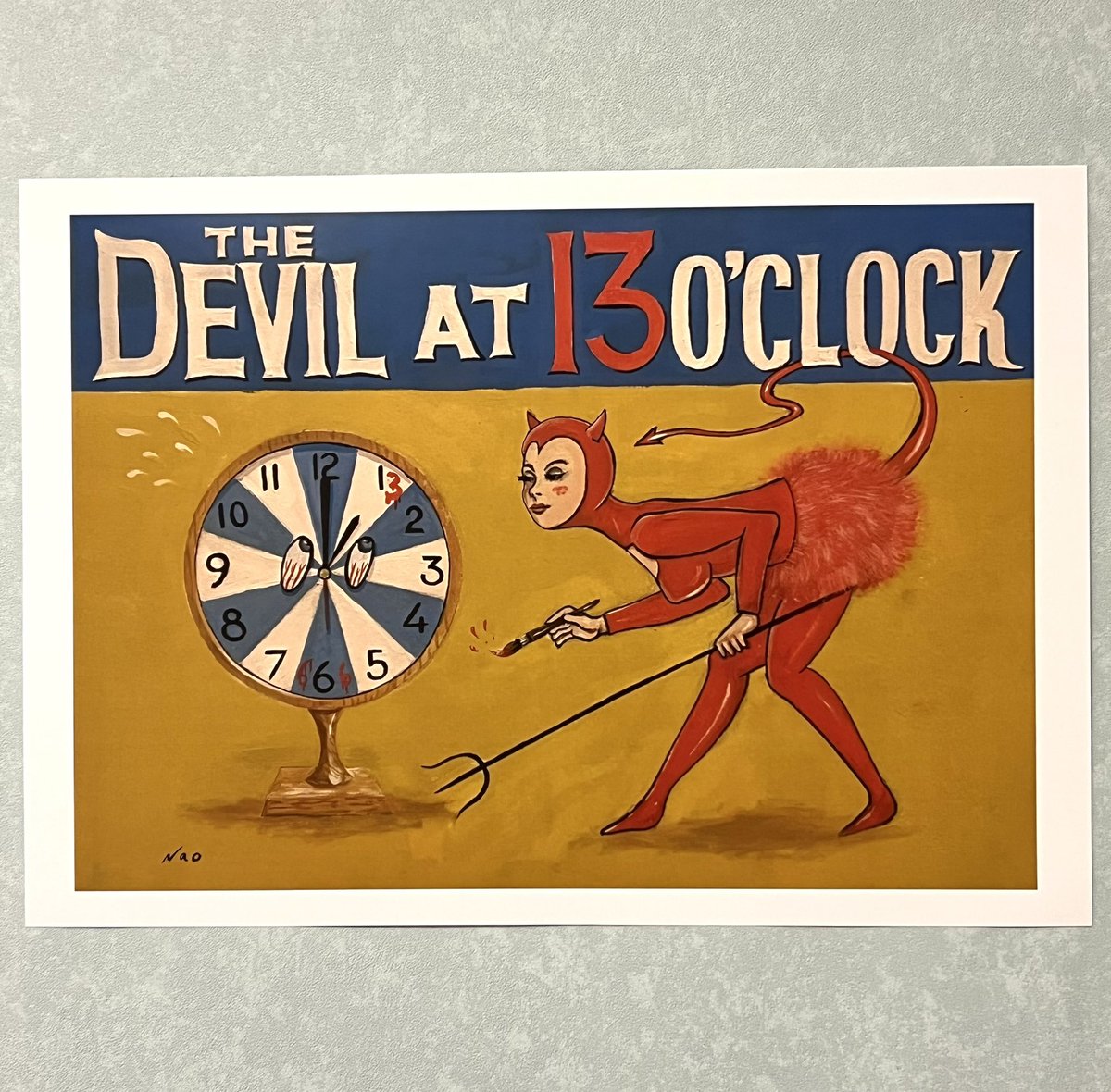 bobbysbar708's tweet image. New prints😈
"The devil at 13 o'clock"
A3 size

🛒 Japan (Domestic)
muga.thebase.in

🛒 International Orders (Etsy)
etsy.com/jp/shop/Naoart…

#Devilart #painting #pinupart #naoyamuga
