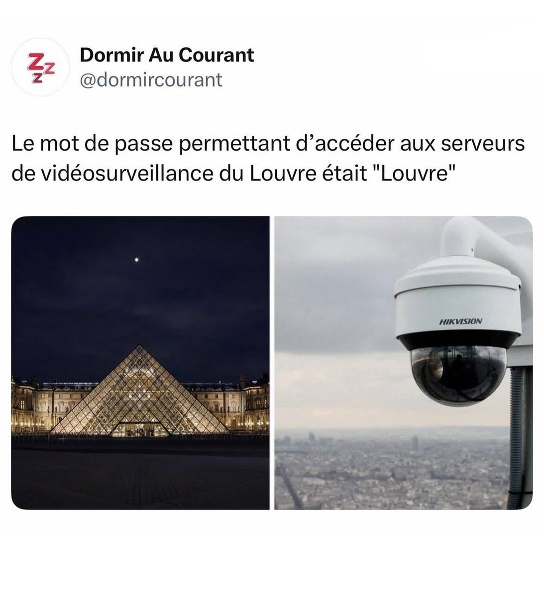 Fou rire. On est vraiment le pays du divertissement, en ce moment…🤣✨🩵