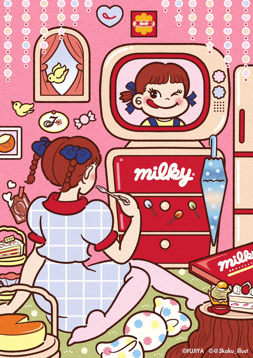 🎀ペコちゃん75周年企画🎀 #ペコちゃんイラコン