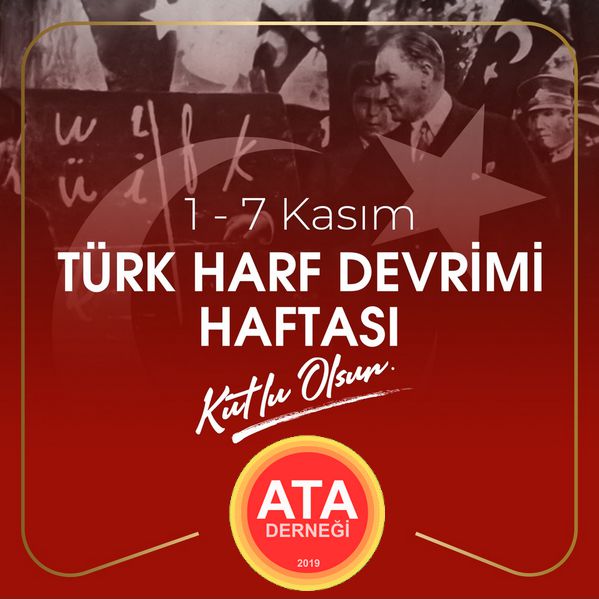 Güzel, uyumlu, zengin dilimiz; yeni Türk harfleriyle kendini gösterecektir.

M. Kemal Atatürk