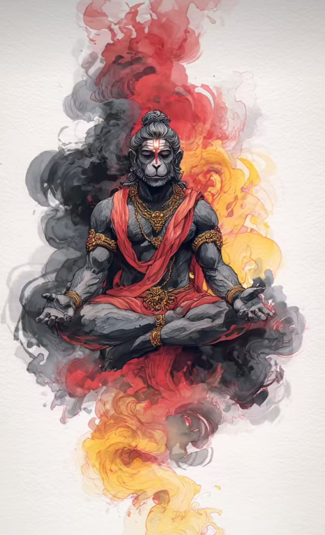 ॐ श्री हनुमते नमः, संकट निवारणाय स्वाहा॥