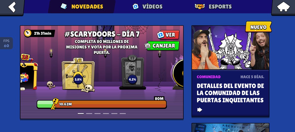 Almenos me sirve el oro #scarydoors #BrawlStars