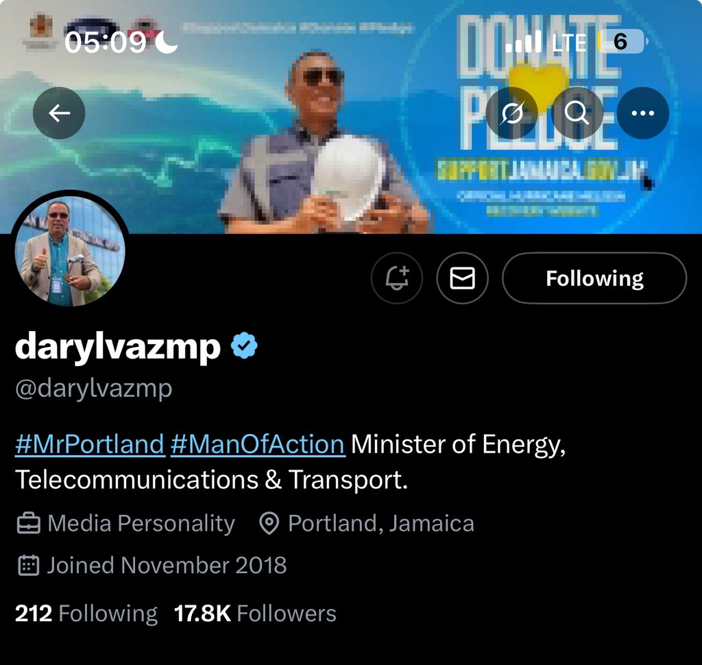 Look how you embarassing yourself because of politics?

The man is more than just the minister of Energy. As Transport minister it makes sense he’s at the Airport. He needed 2 ensure we could receive Aid via air transport.