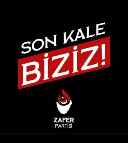 Ümit Özdağ çağrısına Türk milleti kulak vermeli,
Atatürk çizgisindeki bütün vatanseverler Zafer Partisi’ne  katılmalı. 
Büyük kırılmanın eşiğindeyiz gelin son kalemiz de vatanımızı savunalım 🇹🇷