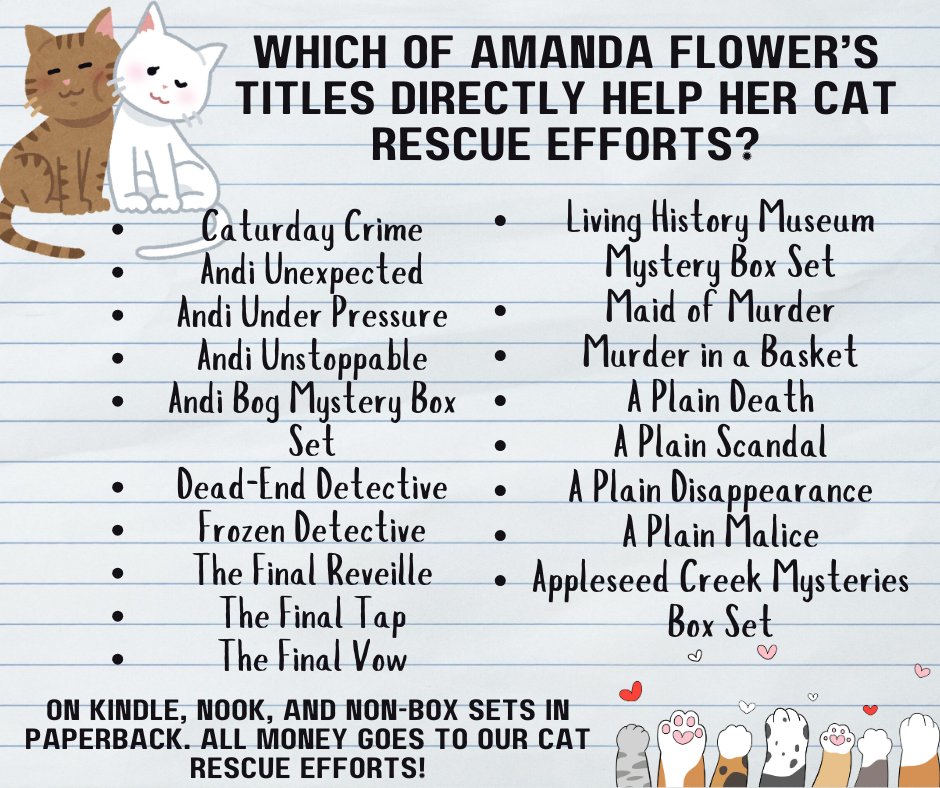 Amanda Flower tweet media