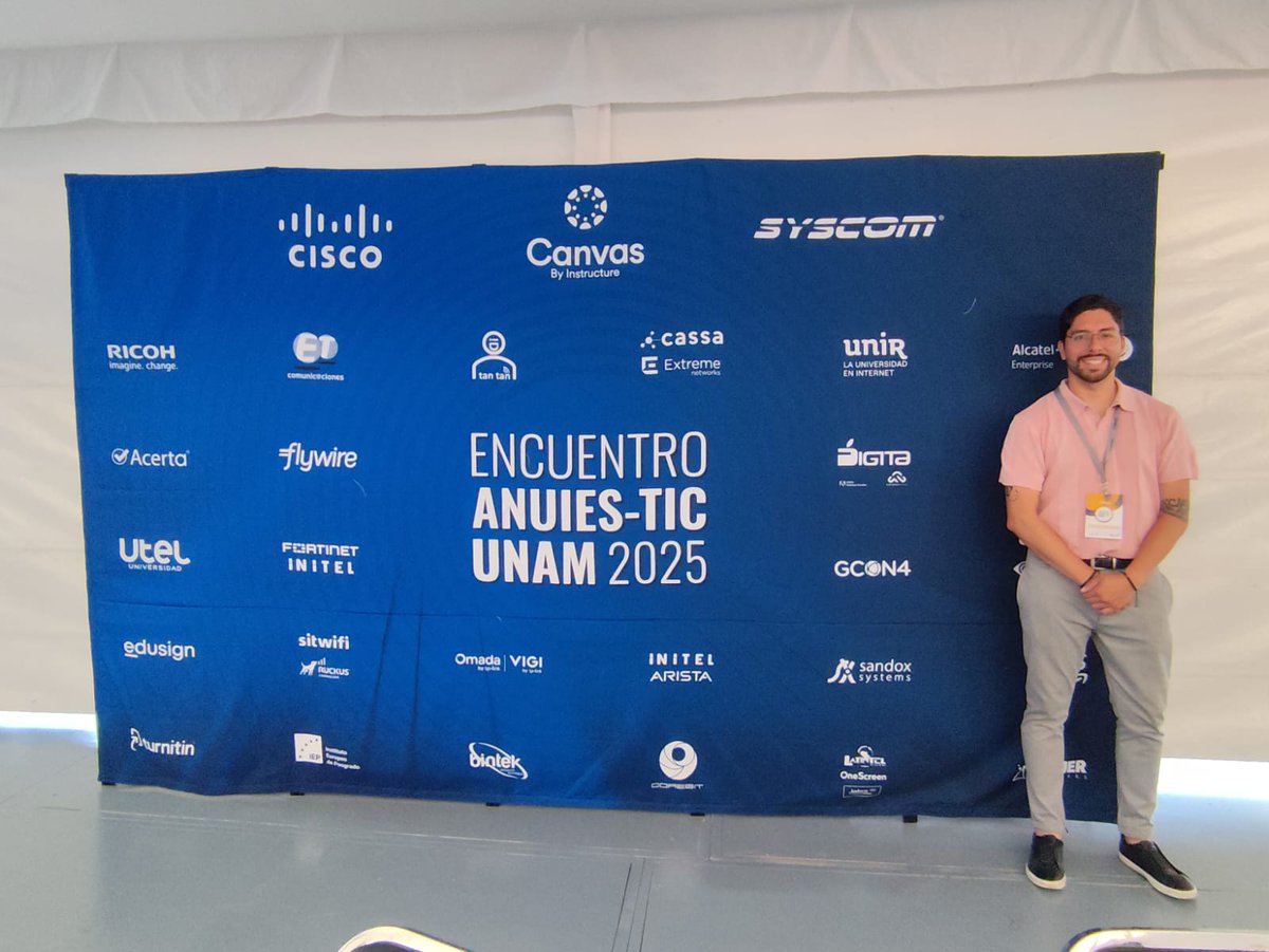 LatintelMX's tweet image. Encuentro Anuies Tic @UNAM_MX 2025. @LatintelMX  con @We_are_Jabra  y @OneScreen_LATAM!

#ANUIESTIC #Jabra #OneScreen #videoconferencia #Videollamada #PantallaInteractiva #PizarraInteractiva