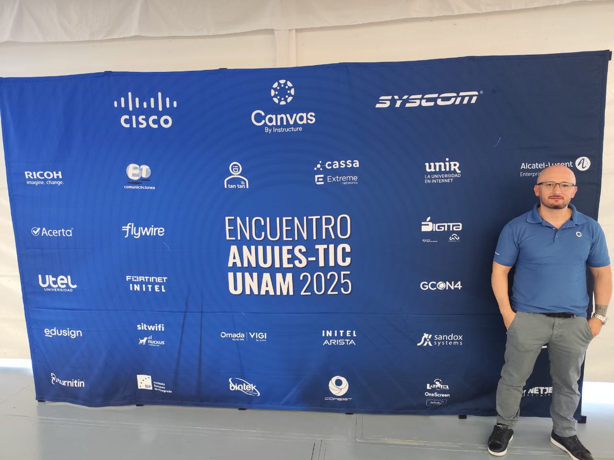 LatintelMX's tweet image. Encuentro Anuies Tic @UNAM_MX 2025. @LatintelMX  con @We_are_Jabra  y @OneScreen_LATAM!

#ANUIESTIC #Jabra #OneScreen #videoconferencia #Videollamada #PantallaInteractiva #PizarraInteractiva
