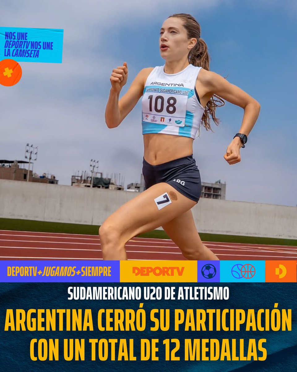 canaldeportv's tweet image. 🇦🇷 ¡Argentina cerró el Sudamericano U20 de Atletismo con 12 medallas!

🏅 El equipo integrado por 23 atletas sumó tres medallas de oro, la misma cantidad de plata y otras seis de bronce.

➕👉 deportv.gob.ar/polideportivo/…