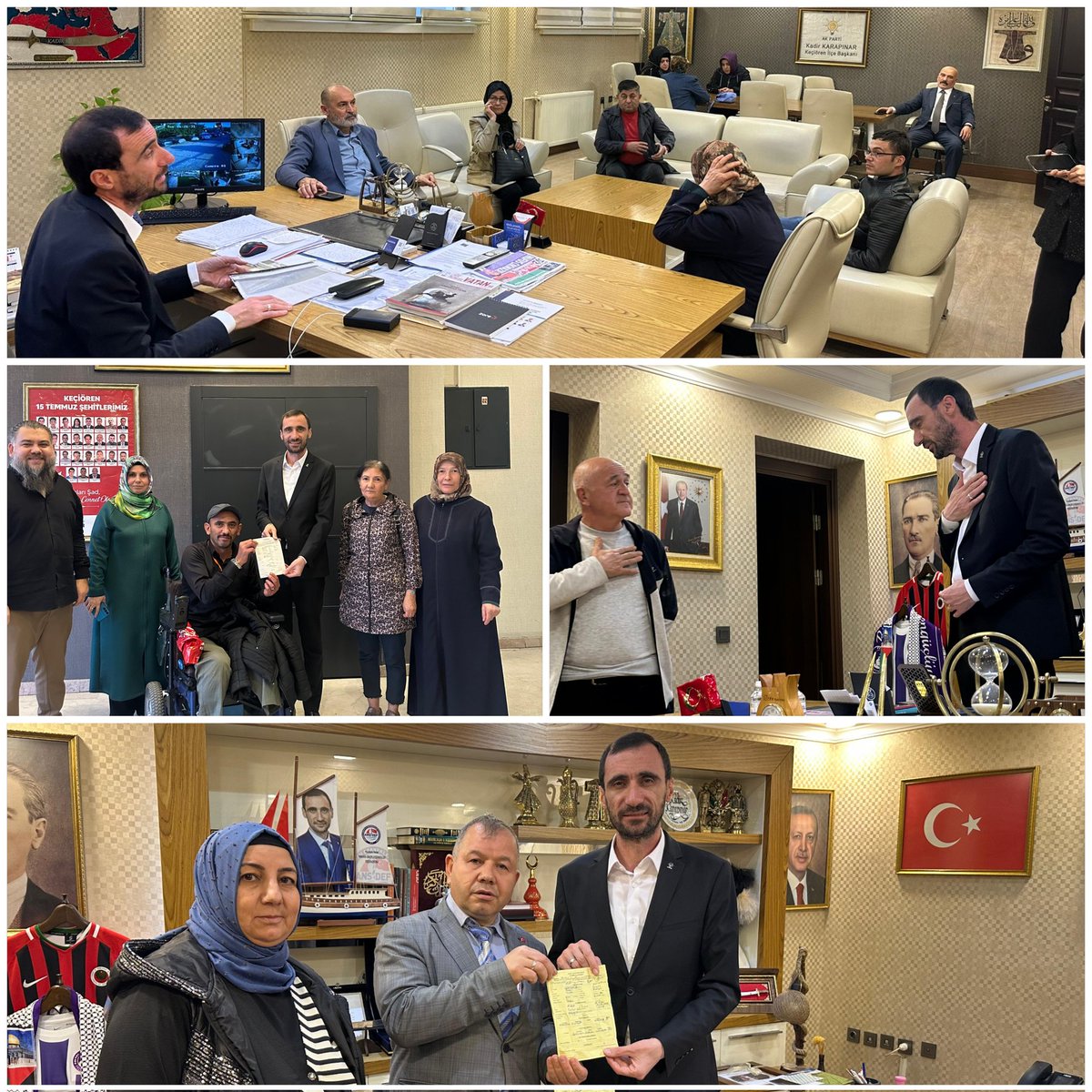 Salı günleri açık kapı uygulamamız devam ediyor. Yüzlerce vatandaşımızı misafir ediyor hasbihal ediyoruz.

<a href="/RTErdogan/">Recep Tayyip Erdoğan</a> <a href="/hakanhanozcan/">Hakan Han ÖZCAN 🇹🇷</a> <a href="/erhansarigol/">Erhan Sarıgöl</a> <a href="/AkpartiAnkara/">AK Parti Ankara</a> <a href="/AKadirkarapinar/">Kadir KARAPINAR🇹🇷</a>