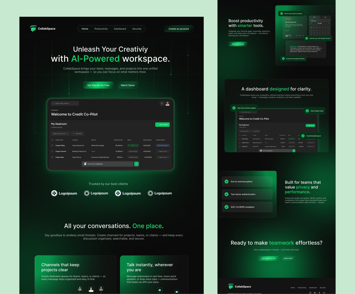 ankonrezwan's tweet photo. Just finished designing a SaaS landing page https://t.co/s3svuJCH3f