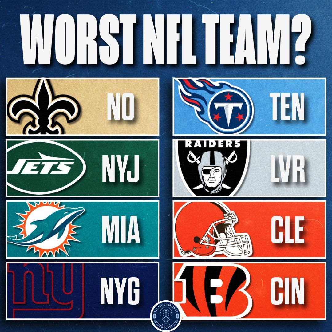 Who is the worst team in the #NFL? ⬇️