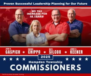 RepDelozier's tweet image. Election Day!
Hampden Twp voters get out and have your voice heard today!!!  Your Commissioners have worked hard for you and they need your support today.
Commissioners Chippo, Silcox, Gaspich and Keener need your vote!