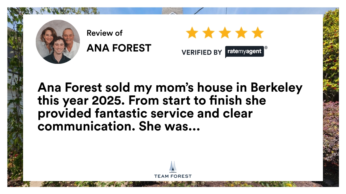 Excited about another great review! We are always proud, humbled and delighted when our clients recognize our efforts :) Please check out pur latest RateMyAgent review in Berkeley.
CAR 01234464
rma.reviews/h4l1dk2xr53w

...
#ratemyagent #realestate #Red_Oak_Realty🛌 2...