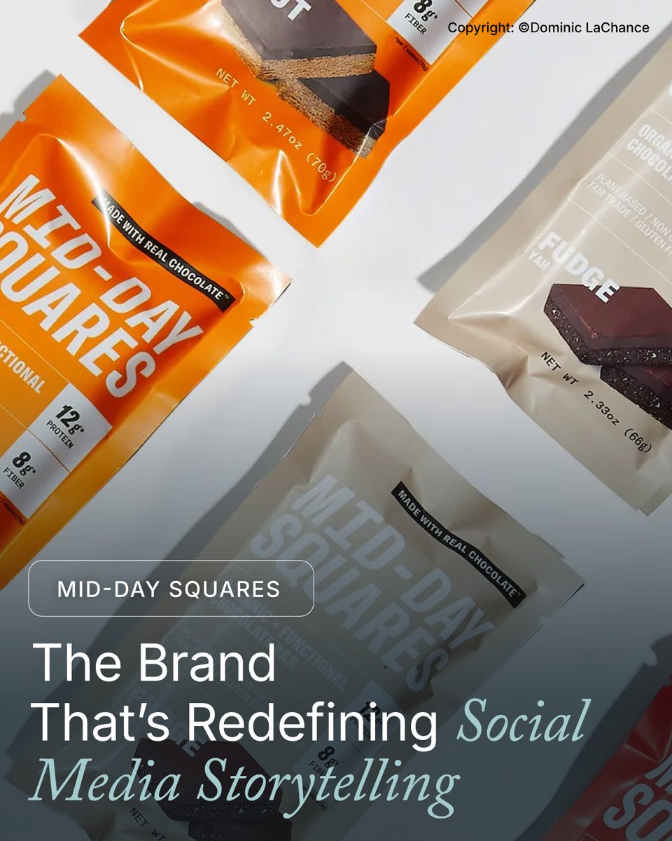 LROsolutions's tweet image. What started as a snack company quickly became a case study in how authenticity, vulnerability &amp;amp; creativity can transform a business. Mid-Day Squares’ rise offers lessons for marketers on how to build a brand that connects. Read our blog for more insights!
loom.ly/L21GGbs