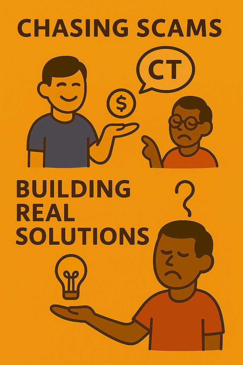 CT is so trash these days. Everyone’s chasing the same scammy memecoins and expecting a 10x in 24 hours

It’s only run by losers with no real crypto knowledge. I hate it here

When I first got into this in 2017, it was about building real tech to change the world

Now it’s a joke