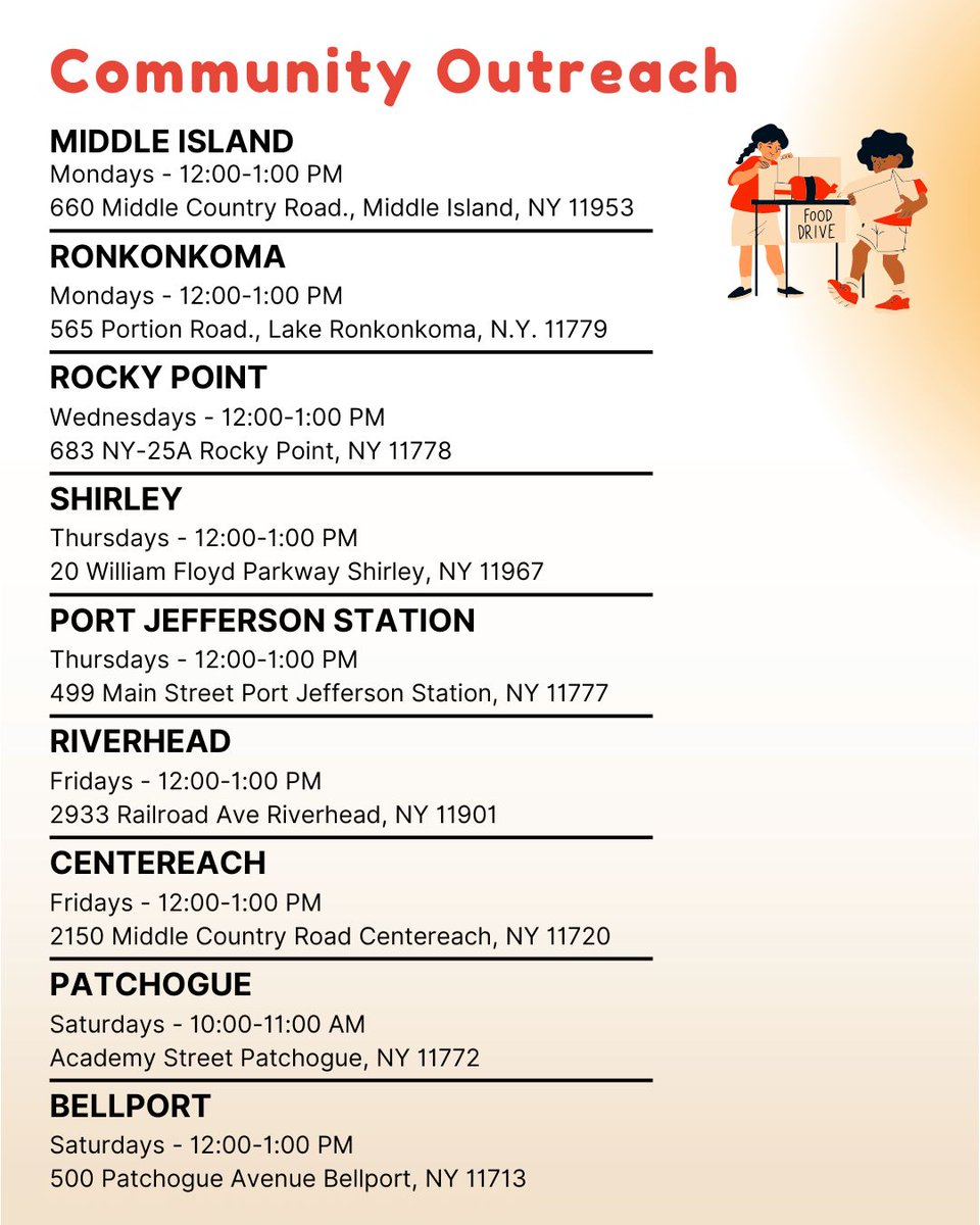 NSPLibrary's tweet image. ❤️ Looking for local food support? Check out these nearby resources offering food distribution for those in need. Learn more at buff.ly/bszJ8Mh